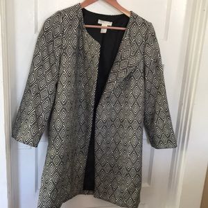 H&M lightweight mod/MCM swing jacket/overcoat